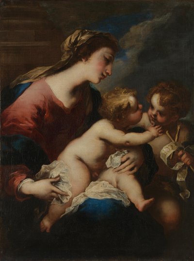 La Virgen y el Niño con San Juan Bautista de Valerio Castello